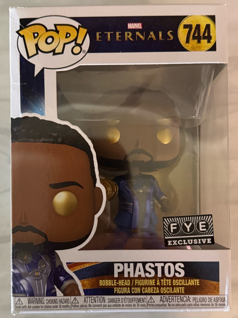 Funko Pop! Phastos Figure - Blue, Gold & Black